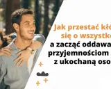 Szczęśliwa para, która chce przestać kłócić się w związku i cieszyć się wspólnym życiem.