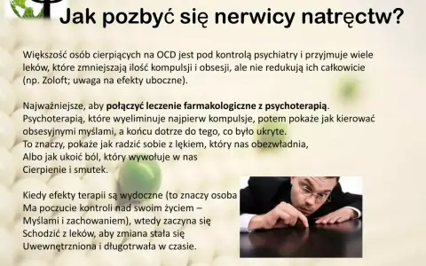 Mężczyzna pochyla się nad stołem, skupiony na czymś na jego powierzchni. Obraz ilustruje schemat zachowań kompulsywnych i sposoby radzenia sobie z nimi.
